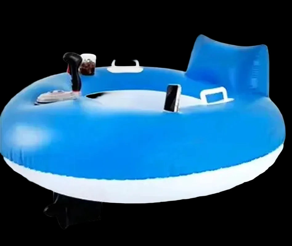 Inflatable Single Pontoon Chair Electric Pontoon Propeller Water Driving Pontoon Floating Chair