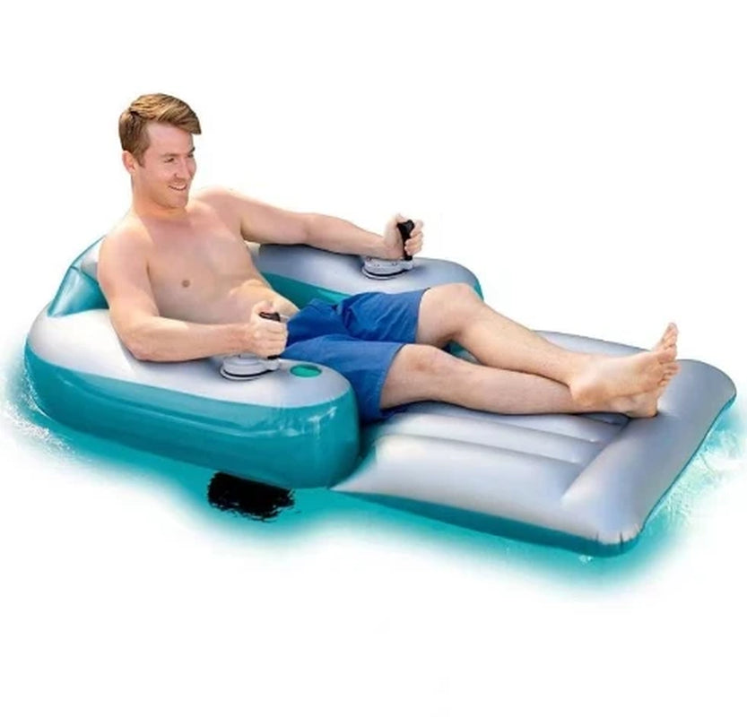 With Cup Holder Customizable Luxury Electric Floating Pool Recliner